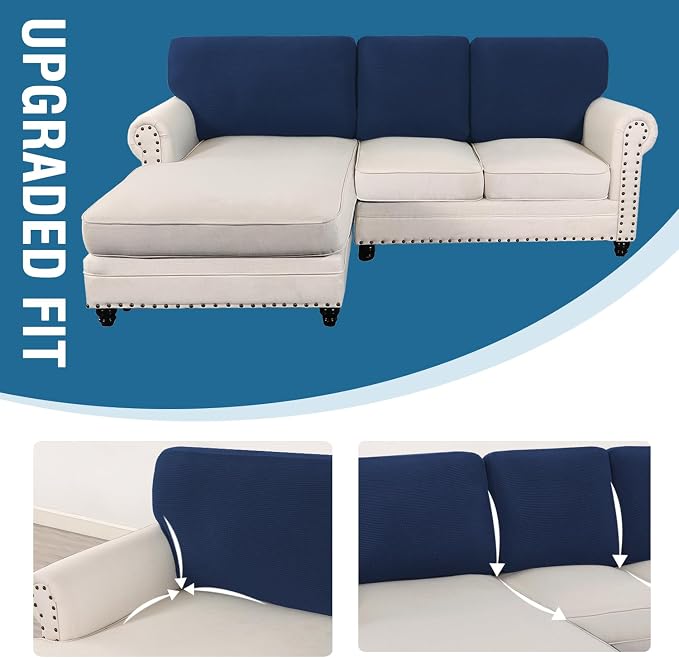 H.VERSAILTEX Backrest Cushion Covers Sectional Couch Back Cushion Covers - Image 7