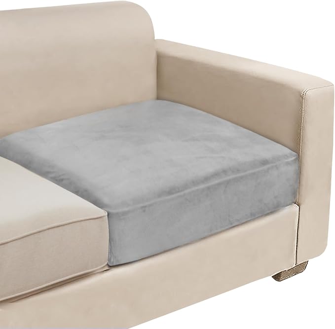 NAISI Couch Cushion Covers 1 Piece Velvet Stretch Sofa Seat Covers or Backrest by NAISI