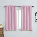 OVZME Pink Short Blackout Curtains by OVZME