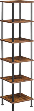 HOOBRO 6-Tier Corner Shelf, Corner Square Rack Display Shelf, Tall Storage Rack by HOOBRO