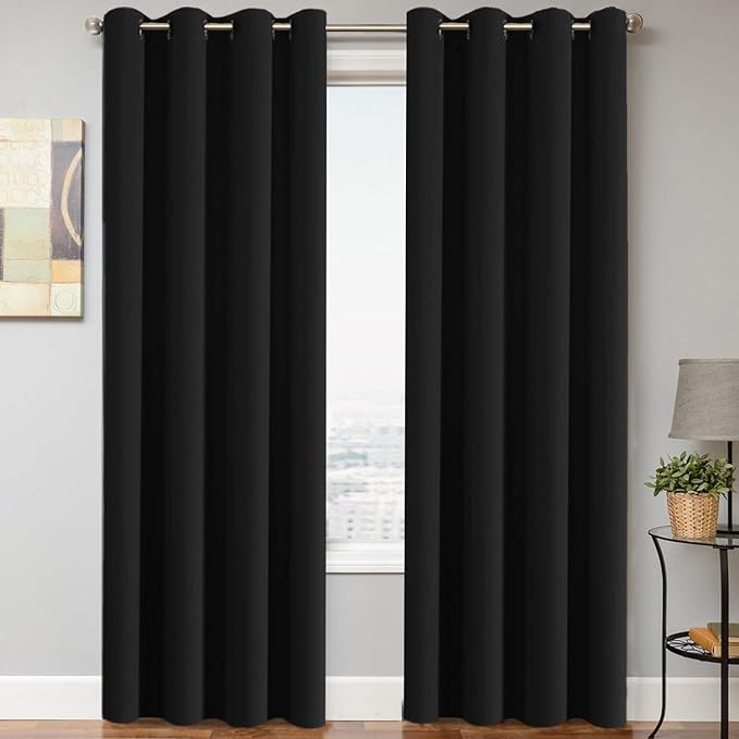 H.VERSAILTEX Thermal Insulated Grommet Blackout Curtains by HVERSAILTEX