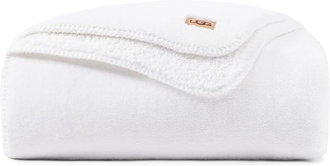 UGG Whitecap Twin Blanket, Soft Cozy Fleece Blanket by UGG