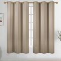 Diraysid Khaki Grommet Blackout Curtains by Diraysid%2C+refresh+your+life