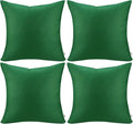 Thmyo 4-Pack 100% Cotton Comfortable Solid Decorative Throw Pillow Case Square by Thmyo