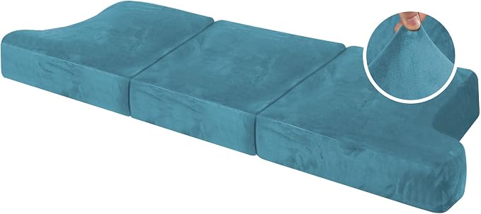 H.VERSAILTEX Stretch Velvet 3 Piece T Cushion Sofa Slipcovers Individually Sofa - Image 9