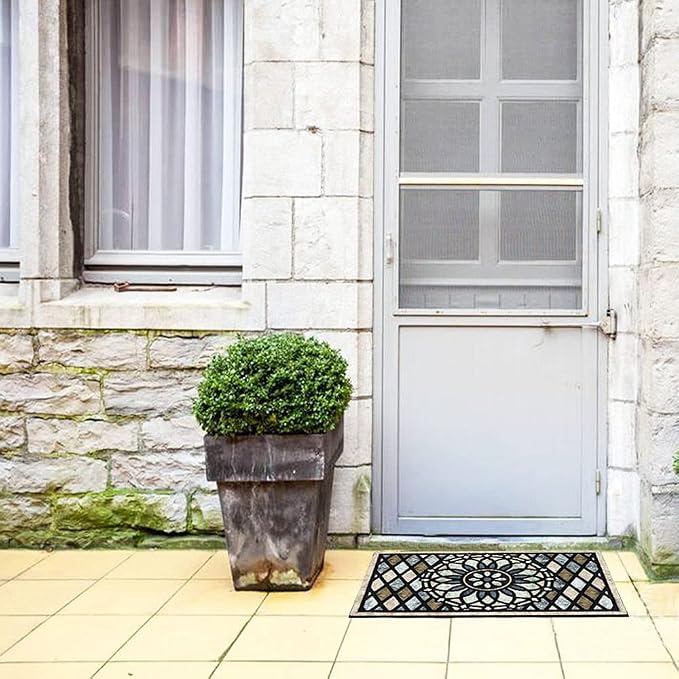 CHICHIC Welcome Door Mat 17x 30 Inch Front Doormat Outdoors - Image 7