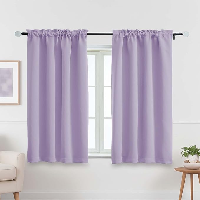 OVZME Lavender Blackout Curtains by OVZME