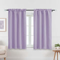 OVZME Lavender Short Blackout Curtains by OVZME