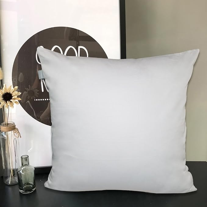 Thmyo 4-Pack 100% Cotton Comfortable Solid Decorative Throw Pillow Case Square - Image 5