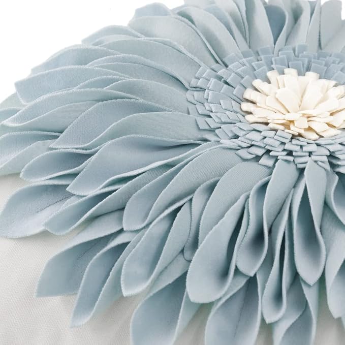 OiseauVoler 3D Sunflower Handmade Throw Pillow Covers Floral Pillowcases - Image 4