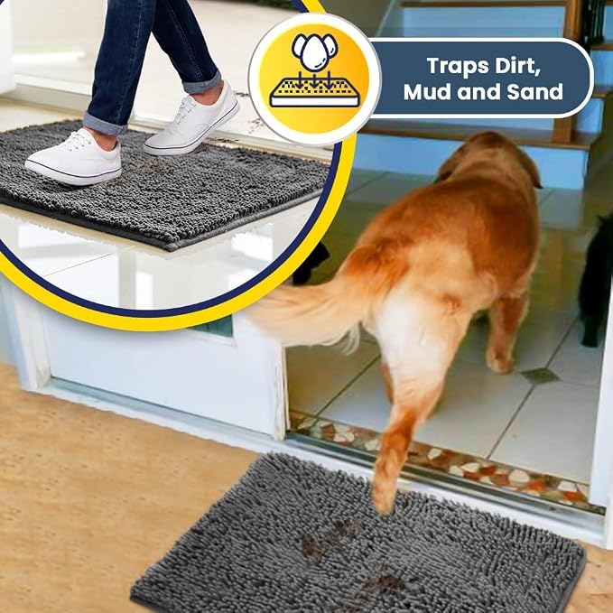 Muddy Mat® | Super Absorbent Door Mat Indoor, Microfiber Quick Dry Chenille - Image 5