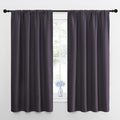 NICETOWN Bedroom Curtains Blackout Draperies, 1 Pair, 34-inch W x 63-inch L by NICETOWN