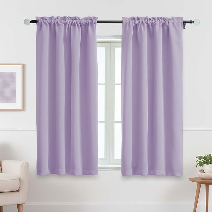 OVZME Lavender Blackout Curtains by OVZME