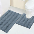 Turquoize Chenille Bathroom Rugs Set Non-Slip Bath Mats by Turquoize