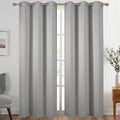 Diraysid Light Grey Grommet Blackout Curtains by Diraysid%2C+refresh+your+life