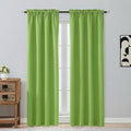 OVZME Lime Blackout Curtains for Bedroom 84 Inch Length 2 Panels Set, Thermal by OVZME