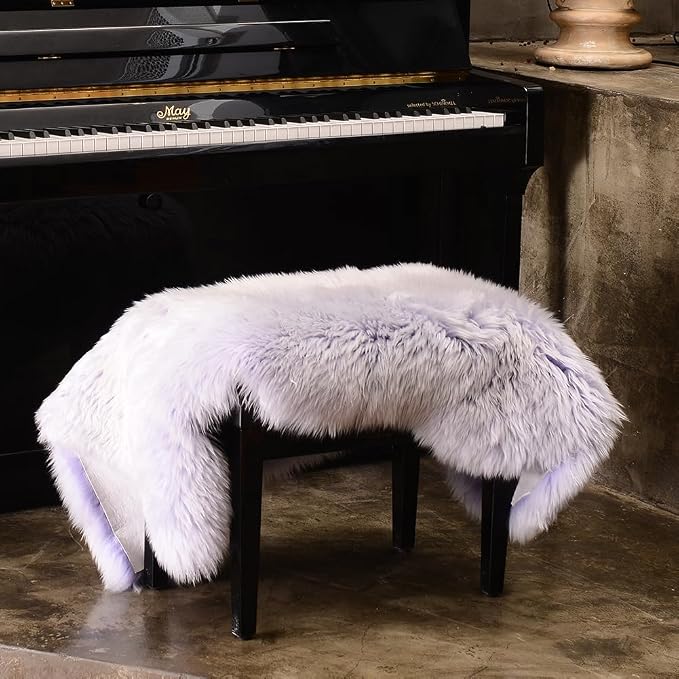 LLB Genuine Sheepskin Area Rug Wool Rug Fur Carpet Fluffy Shaggy Fur Rug - Image 5