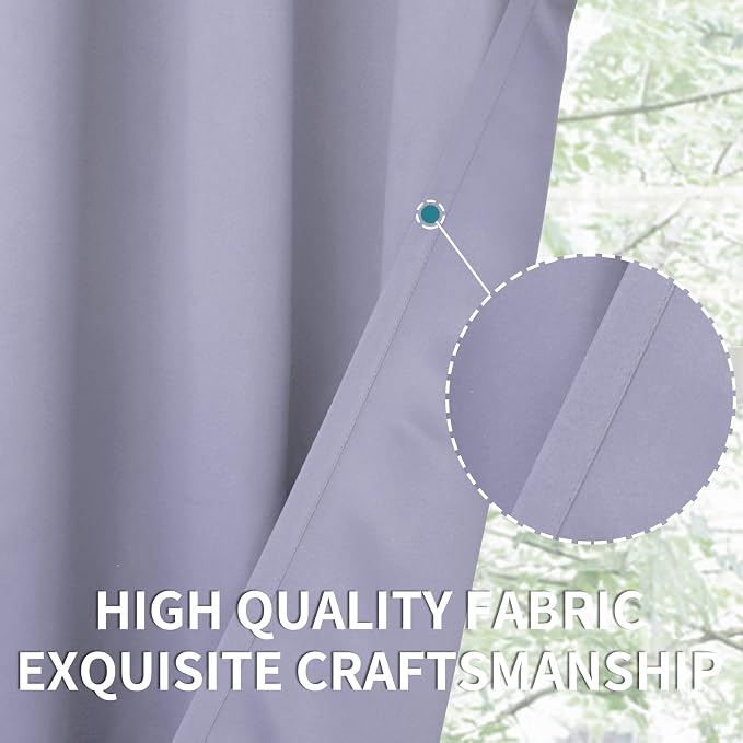 BGment Room Darkening Curtains 95 Inches Long - Image 7
