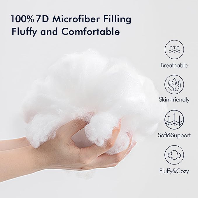 MIULEE 16x16 Pillow Insert Throw Pillow Insert, Outdoor Pillows Water-Resistant - Image 5