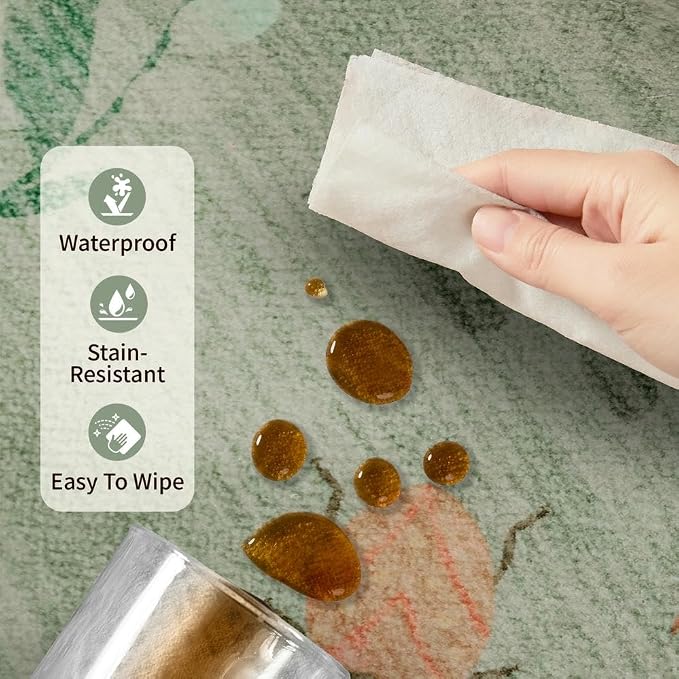 5x7 Washable Area Rugs for Bedroom & Living Room - Image 7