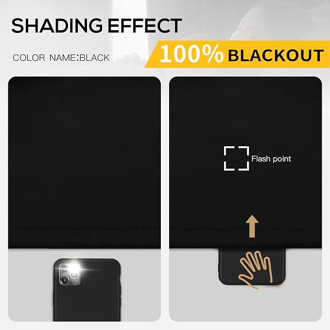 Blackout Curtains 90 inch Length, Thermal Insulated & Energy Efficiency Window - Image 2