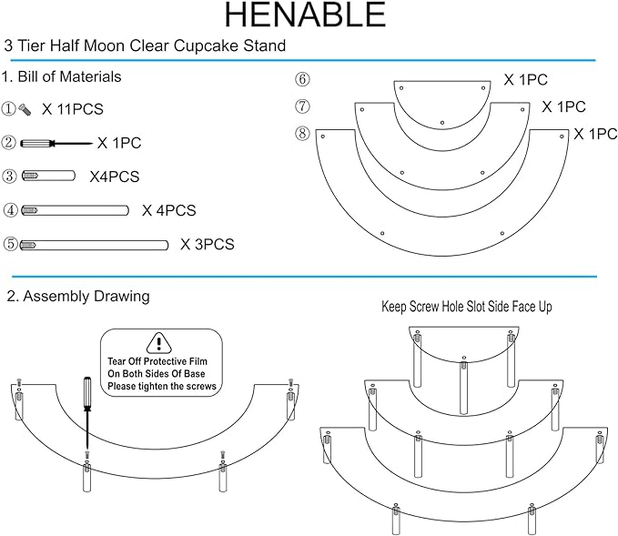 HENABLE Acrylic Display Riser - Image 6