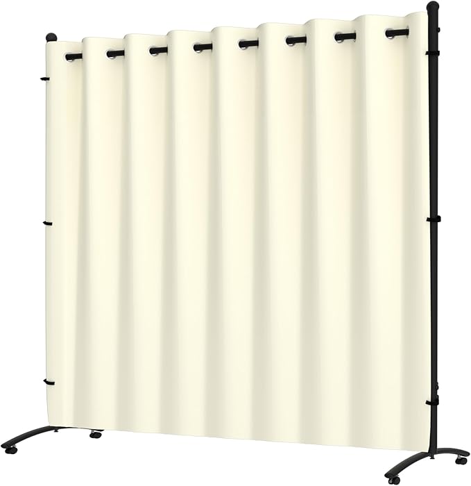 Room Divider, Curtain Privacy Screen by PHONJOROO