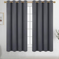 Diraysid Dark Grey Grommet Blackout Curtains by Diraysid%2C+refresh+your+life