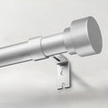 IFELS Heavy Duty Curtain Rods for Windows 48 to 84 Inch, 1 Inch Silver Window by IFELS