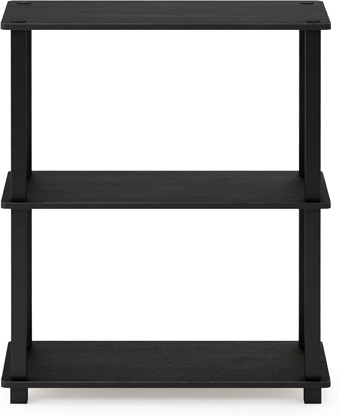 Furinno TURN-S-TUBE Storage Shelves Set of 2, 3-Tier Book Shelf, Corner Shelf - Image 7