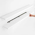 Fun Memories Rustic Floating Wall Shelves, Wall Mounted Wood Storage & Display by FunMemories