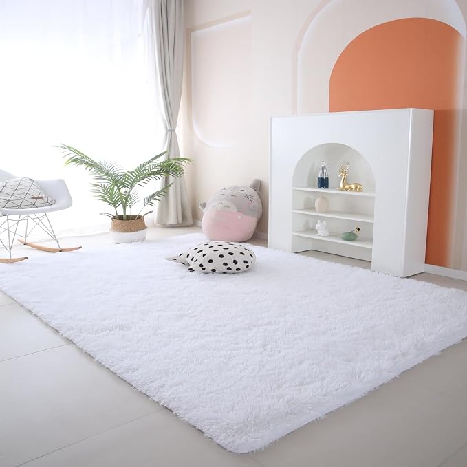 White Rug 8x10 for Living Room - Image 4
