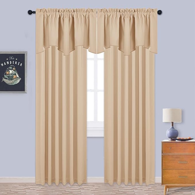 NICETOWN Room Darkening Window Valance - Image 5