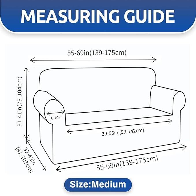 YEMYHOM Couch Cover Latest Jacquard Design High Stretch Sofa Covers - Image 6