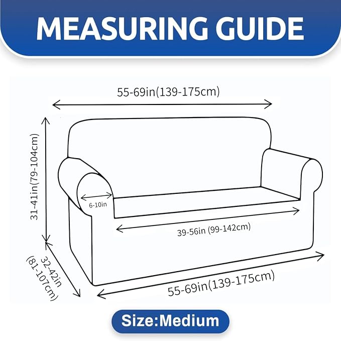 YEMYHOM Couch Cover Latest Jacquard Design High Stretch Sofa Covers - Image 6