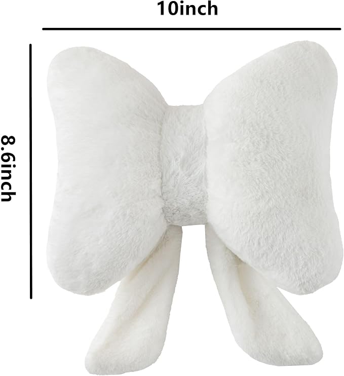 Bow Pillow Throw Pillows Butterfly Shaped Decorative Cute Pillows - Image 7
