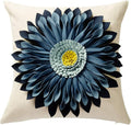 OiseauVoler 3D Sunflower Handmade Throw Pillow Cover Decorative Pillow Sham by OiseauVoler