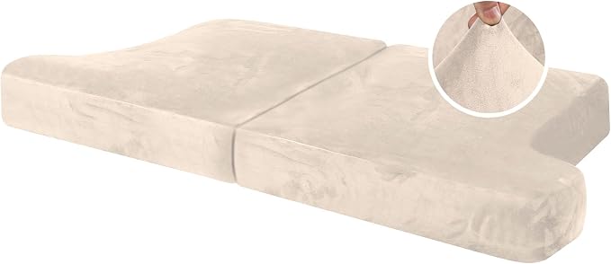 H.VERSAILTEX Stretch Velvet 2 Piece T-Cushion Cover Separate T-Cushion Cover - Image 9