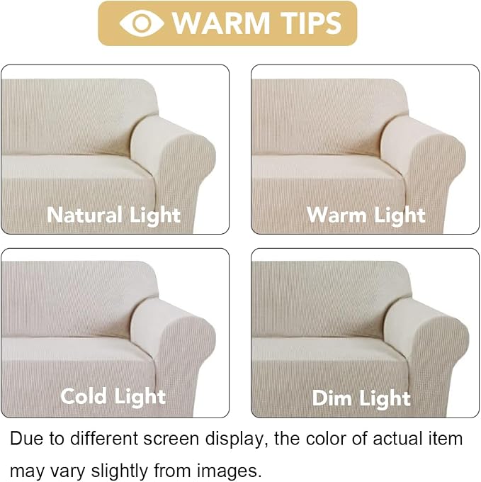 H.VERSAILTEX Stretch Extra Large Sofa Covers Sofa Slipcovers - Image 3