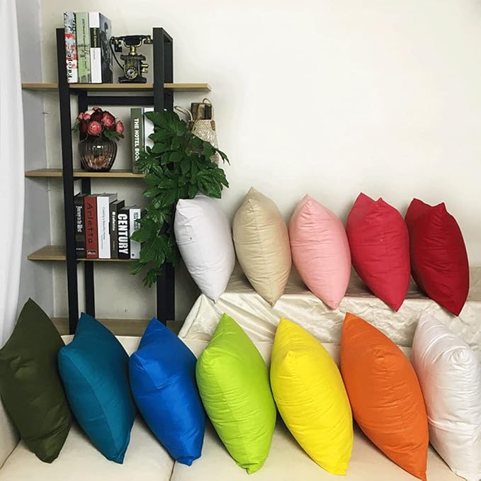 Thmyo 4-Pack 100% Cotton Comfortable Solid Decorative Throw Pillow Case - Image 4