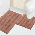 Turquoize Chenille Bathroom Rugs Non-Slip Bath Mats by Turquoize