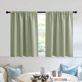 RYB HOME Blackout Privacy Bathroom Window Curtains, Short Thermal Insulated by RYBHOME