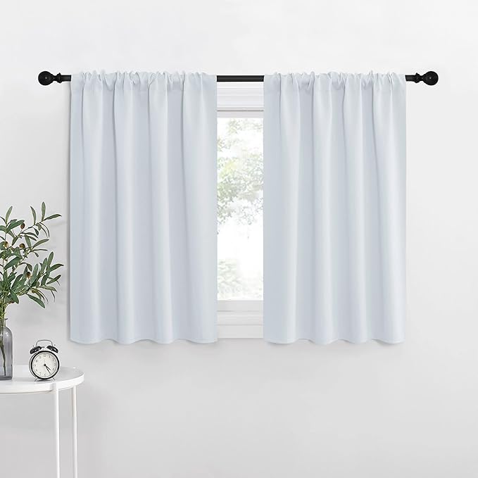 NICETOWN Greyish White Window Curtain Panels by NICETOWN