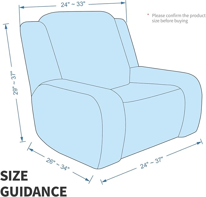 MAXIJIN Recliner Cover Slipcovers - Image 7