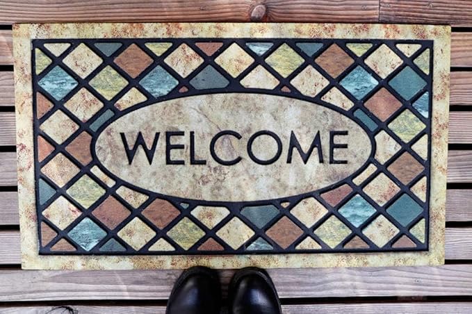 CHICHIC Welcome Door Mat 24x 36 Inch Front Doormat Outdoors - Image 7
