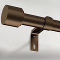 GEEBOBO Bronze Curtain Rods for Windows 72 to 144 Inch, 1 Inch Long Adjustable by GEEBOBO