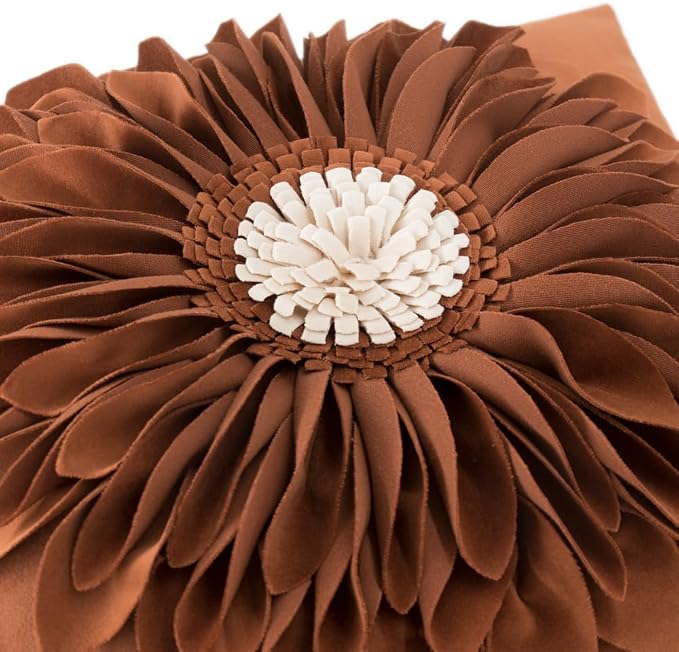 OiseauVoler 3D Sunflower Throw Pillow Cover Decorative Handmade Pillowcases - Image 3