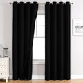 ChrisDowa 100% Blackout Curtains 108 inch Long by ChrisDowa