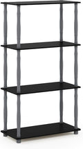Furinno Turn-N-Tube 4-Tier Multipurpose Shelf Display Rack, Classic Tubes by Furinno-FitsYourSpaceFitsYourBudget
