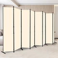 Room Divider and Folding Privacy Screens 8 Panel, Portable Room Divider Panel by HOMSCREENER